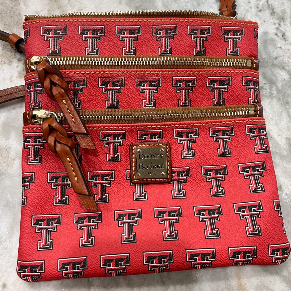 Dooney & Bourke Texas Tech Zip Crossbody Purse